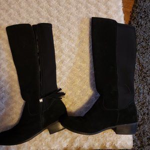 Women's suede and imitation leather boots. Sporto